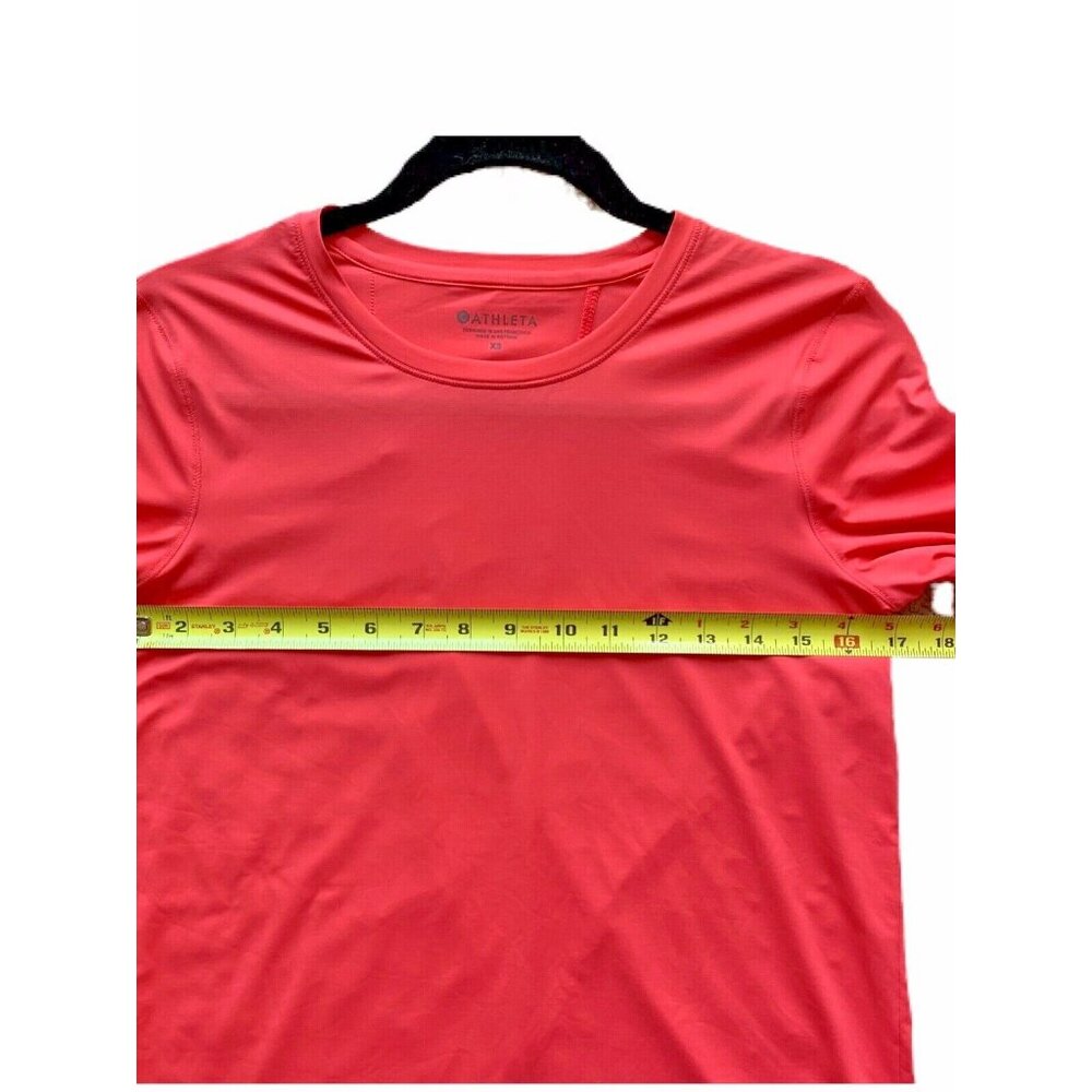 Athleta Sunlover UPF Tulip Back Long Sleeve Workout Top Size XS Coral Rash Guard - Picture 6 of 8